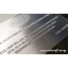 Label Tag Stainless Steel<br>2D Etching Polishing Hairline<br>LTSS/PH_09
